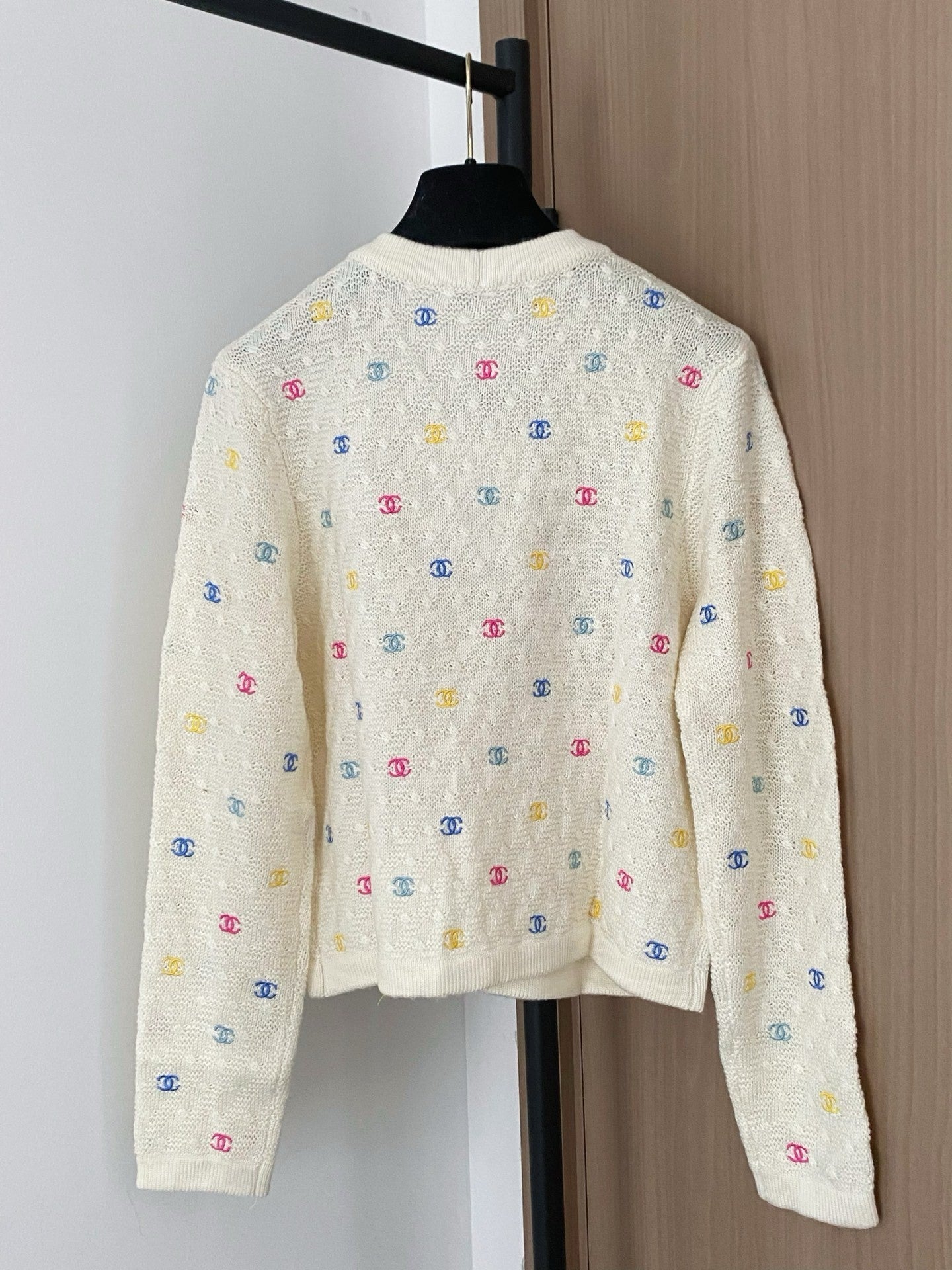 New early autumn colorful long-sleeved cardigan