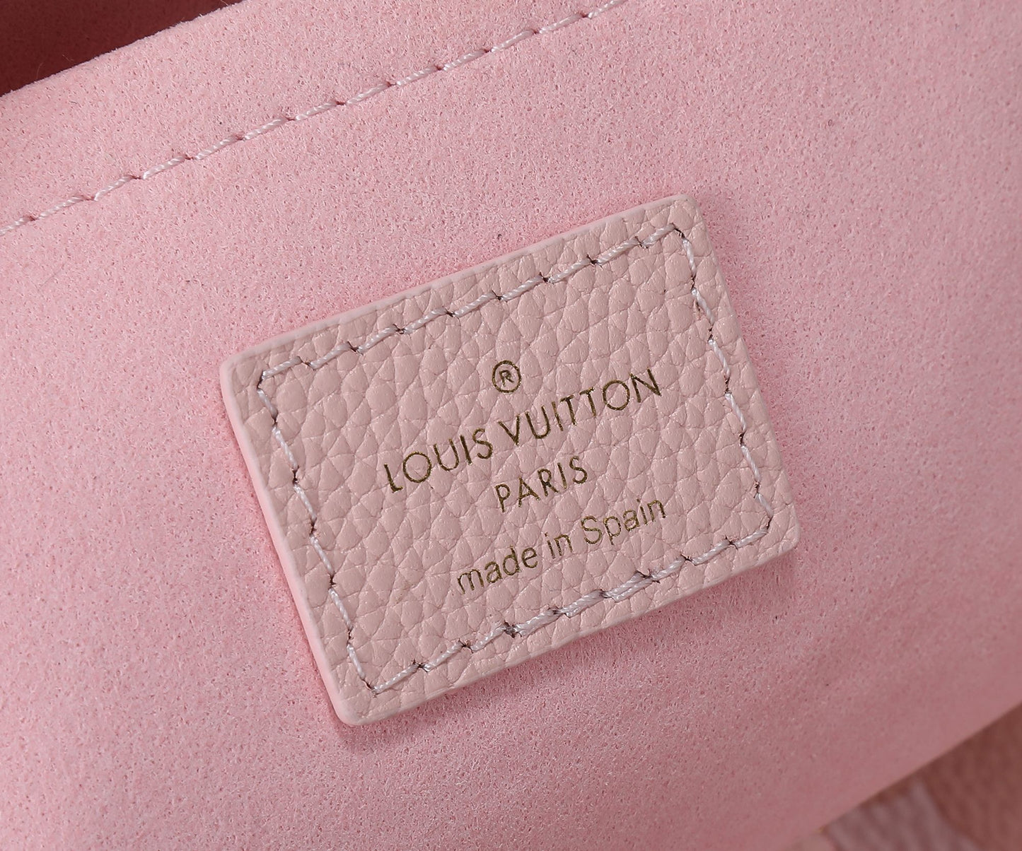 embossed leather bag